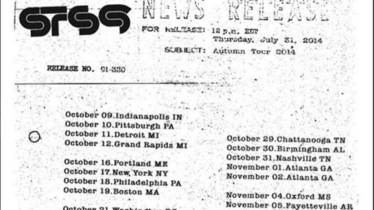 Tour Dates | STS9 Announces Fall Tour
