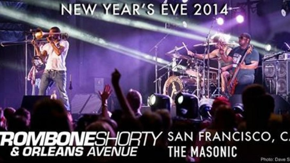 Trombone Shorty & NMAS New Years In San Francisco