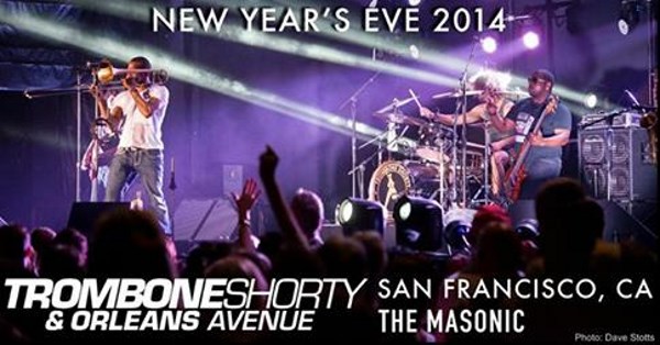 Trombone Shorty & NMAS New Years In San Francisco
