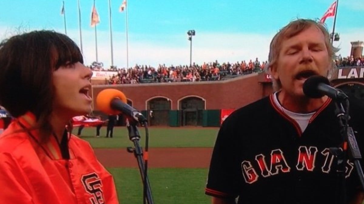 Video | Nicki & Tim Bluhm Sing Anthem At Giants Game