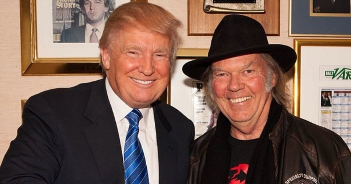 Donald Trump Calls Neil Young A Hypocrite