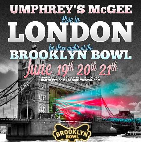 Couch Tour Alert | Umphrey's McGee In London
