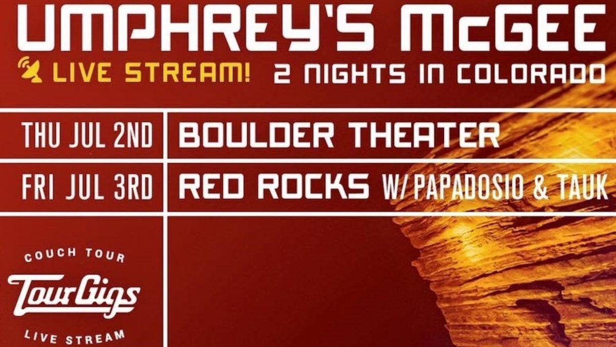 Couch Tour Alert | Umphreys McGee July Colorado Run