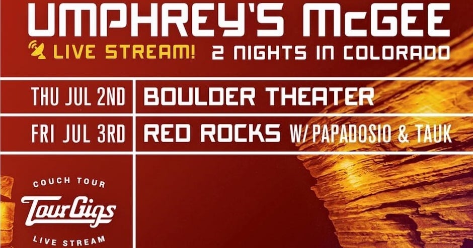 Couch Tour Alert | Umphreys McGee July Colorado Run