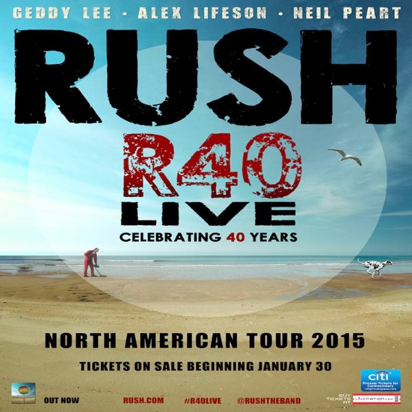 Tour Dates | Rush R40 North American Tour