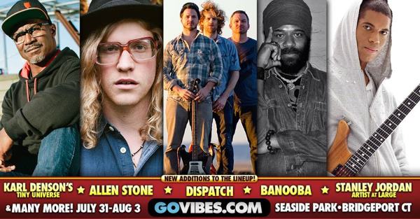 KDTU & Dispatch Among Gathering Of The Vibes Additions
