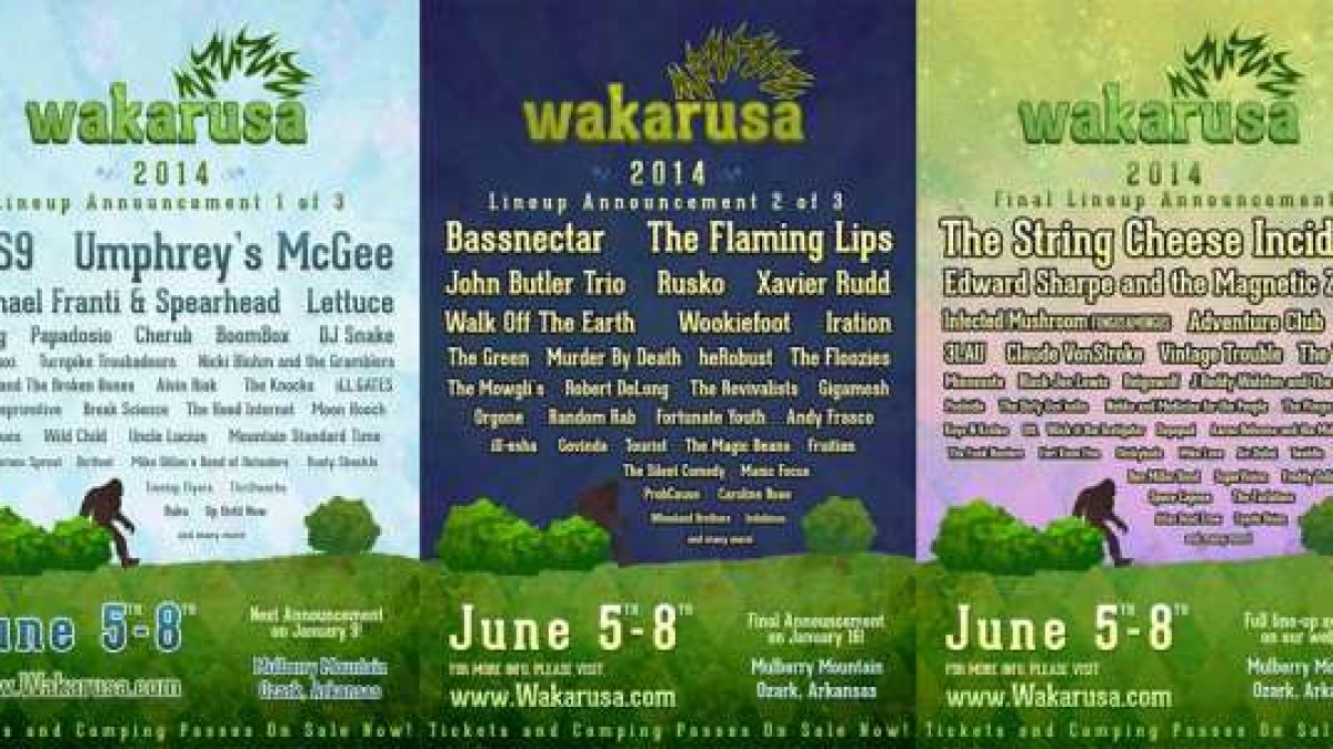 Wakarusa Announces Third Round Of 2014 Acts