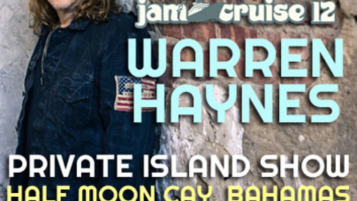 Jam Cruise Announces Island Show Featuring Warren Haynes