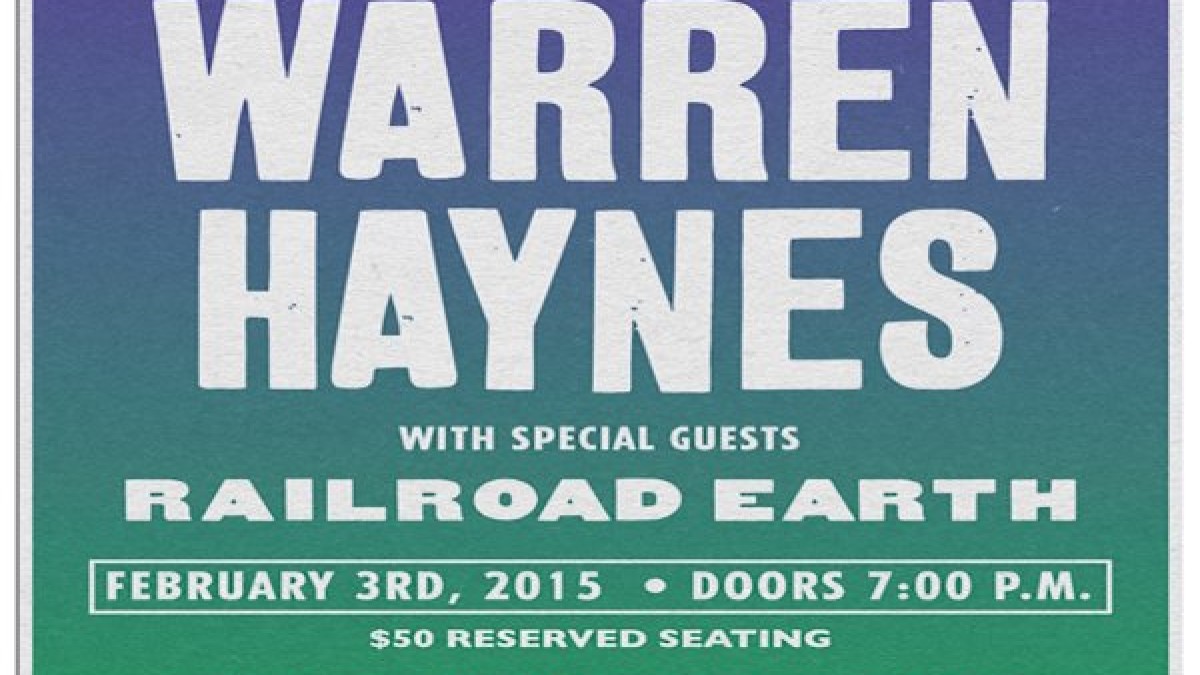 Warren Haynes & Railroad Earth Front & Center TV Taping