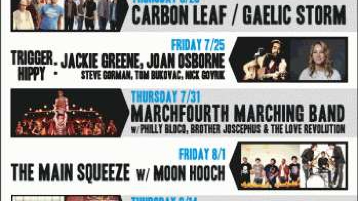 More Shows Added To Watermark Concert Series