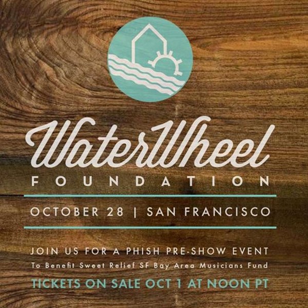Phish WaterWheel Foundation Pre-Show In San Francisco
