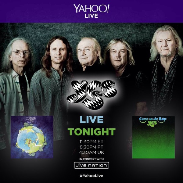 Couch Tour Alert | Yes Live From San Jose Free Webcast