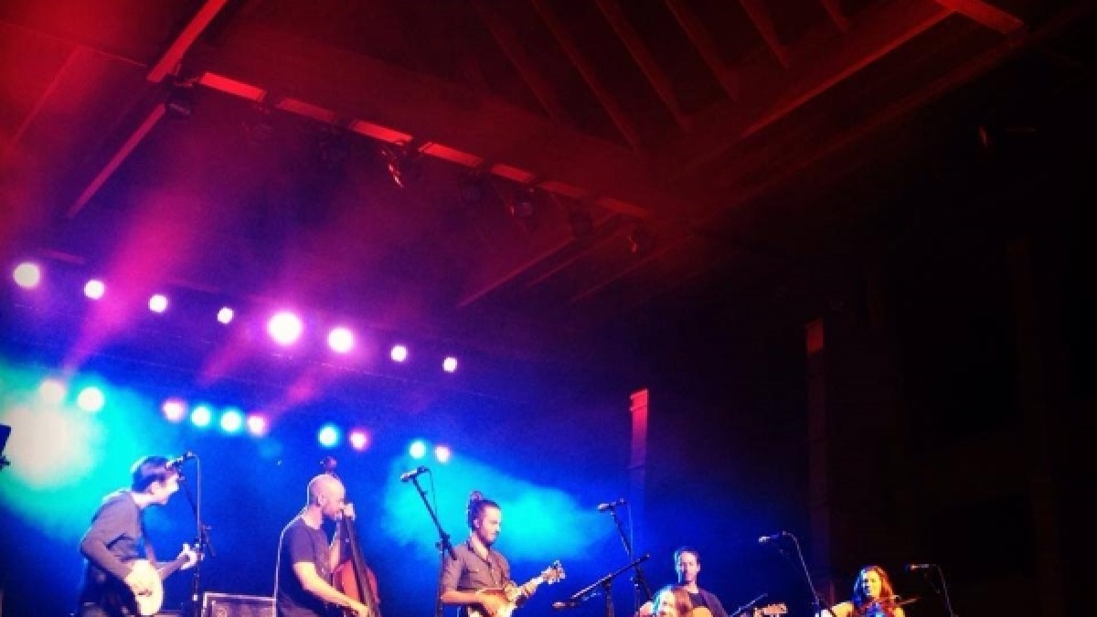 John Bell Guests With Yonder Mountain At Kinfolk Celebration