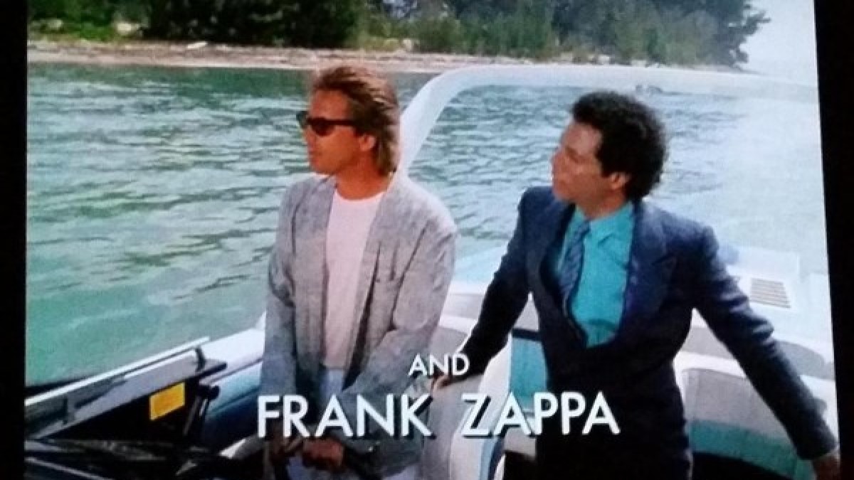 Flashback | Frank Zappa Guest Stars On Miami Vice