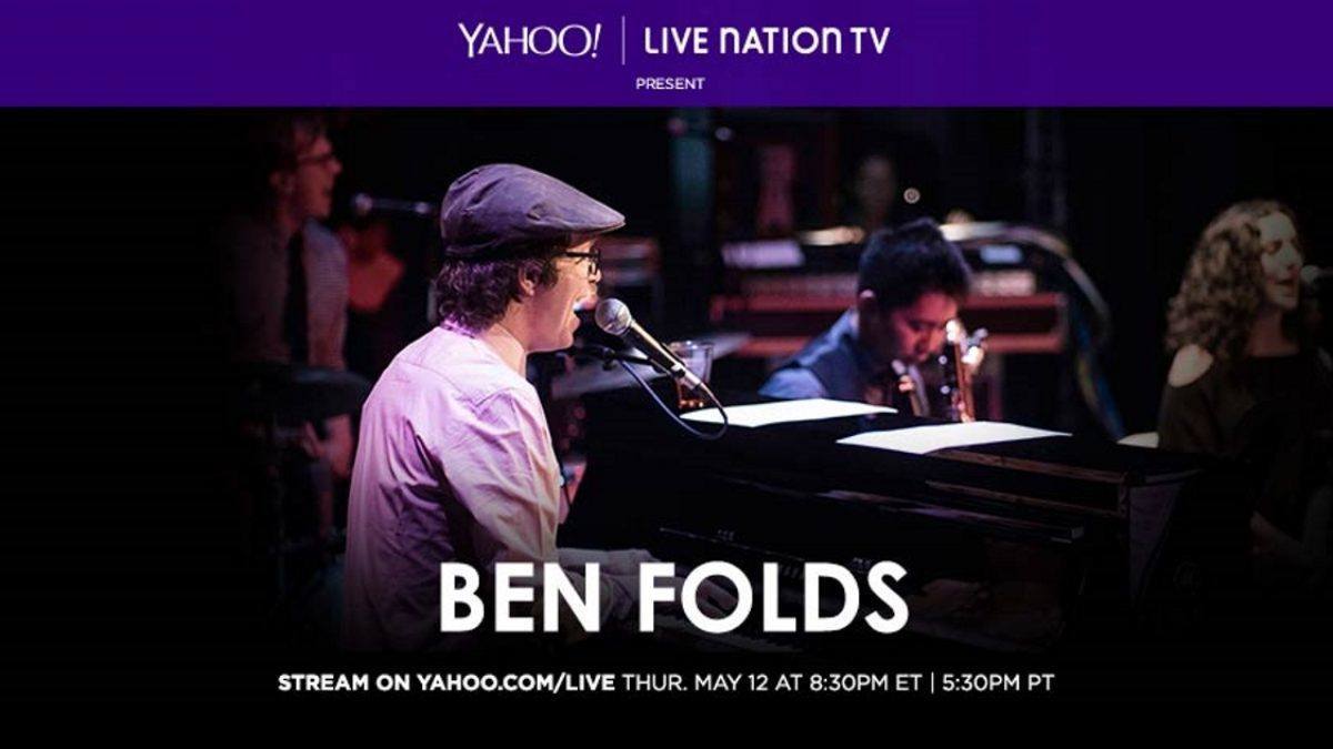Free Ben Folds Webcast From Detroit