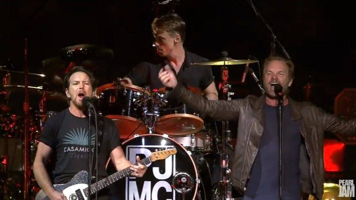 Pro-Shot Video: Pearl Jam Teams With Sting For The Police Classic