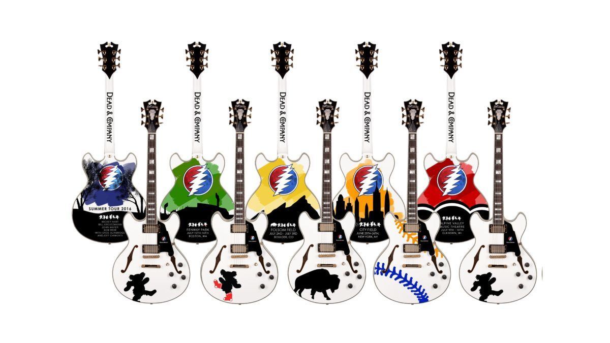 One-Of-A-Kind D’Angelico Guitars To Be Auctioned At Dead & Company Shows