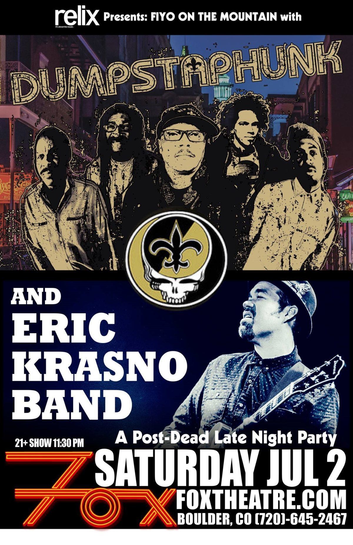 Eric Krasno Band Colorado Poster