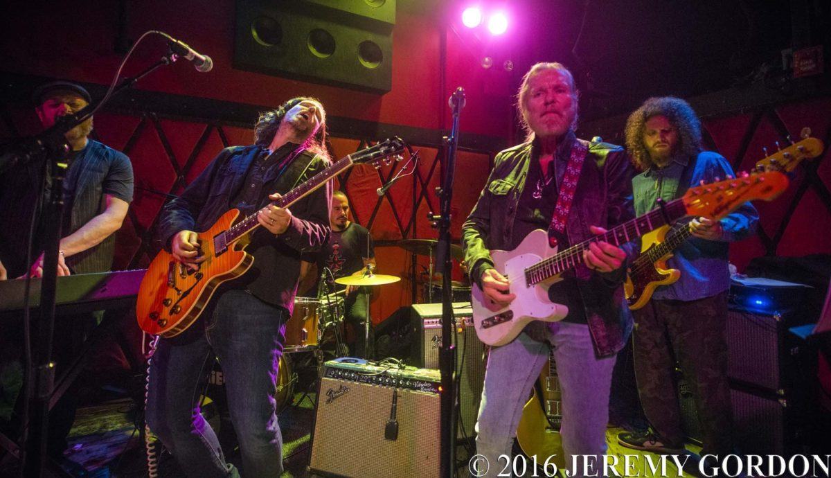 Gregg Allman Scott Sharrard Jeremy Gordon New York City 4