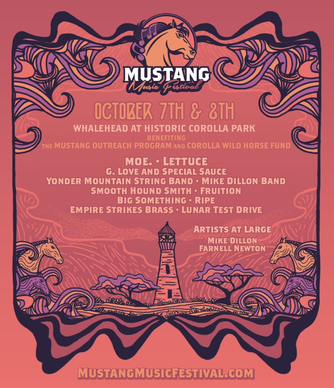 Mustang Music Festival 2016 Poster