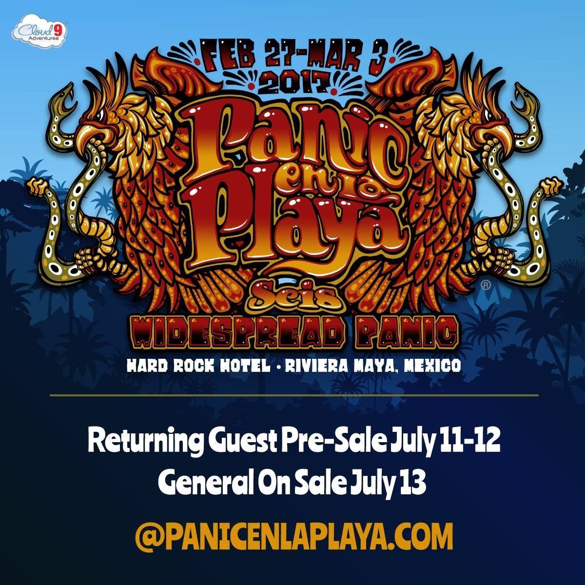 Widespread Panic Announces Panic En La Playa Seis