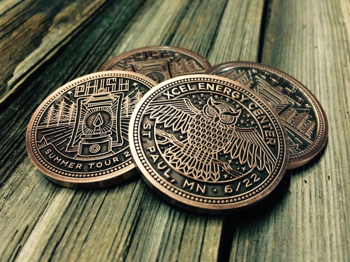 Phish St Paul Coins 2016