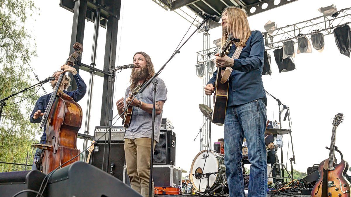 Paul Hoffman Of Greensky Bluegrass Guests With The Wood Brothers At Blue Ox