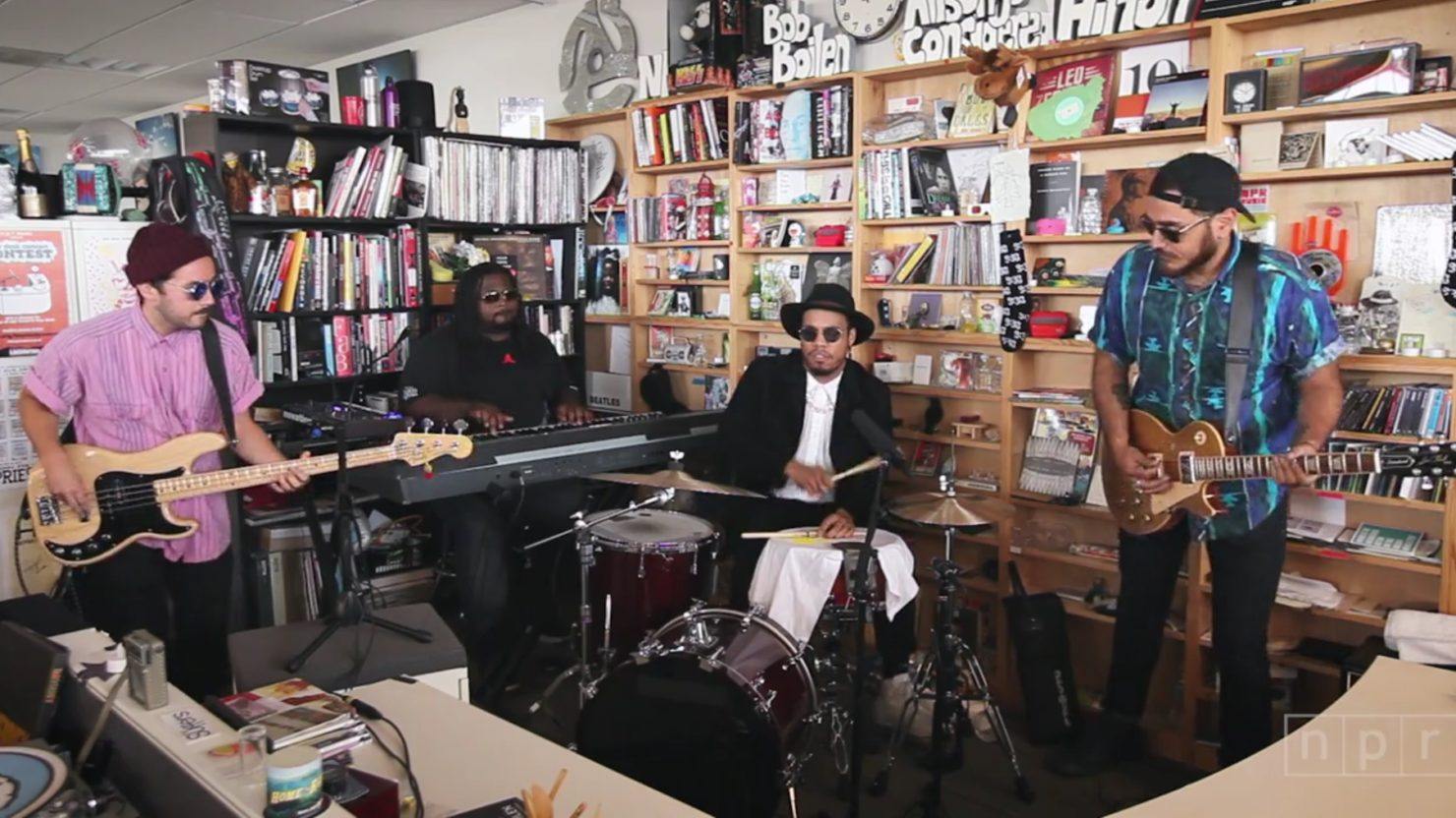 Anderson .Paak & The Free Nationals Perform NPR 'Tiny Desk Concert'