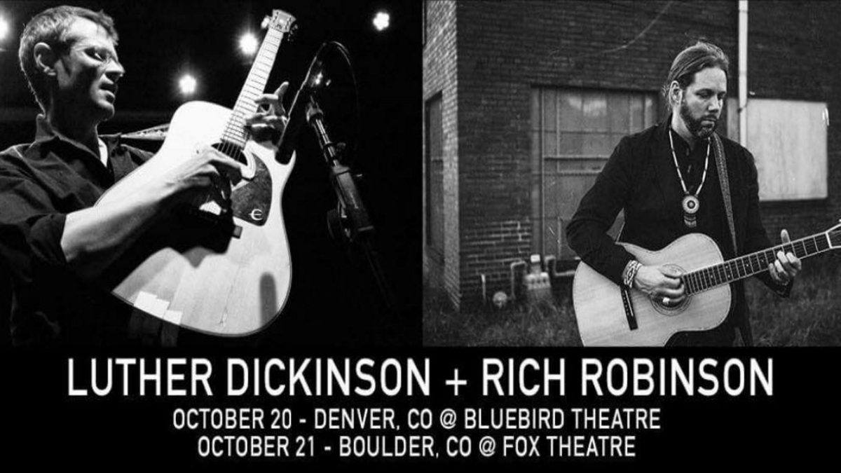 Something To Crowe About: Luther Dickinson To Pair With Rich Robinson For Special Shows