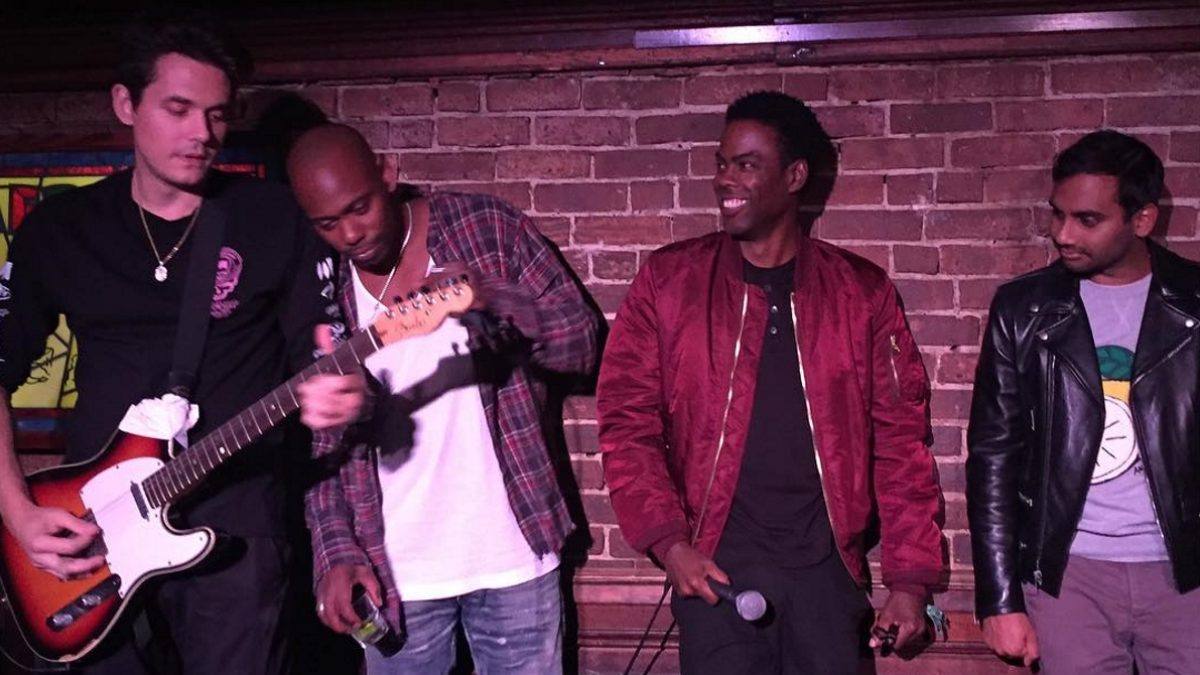 John Mayer Joins Dave Chappelle, Chris Rock & Aziz Ansari In NYC
