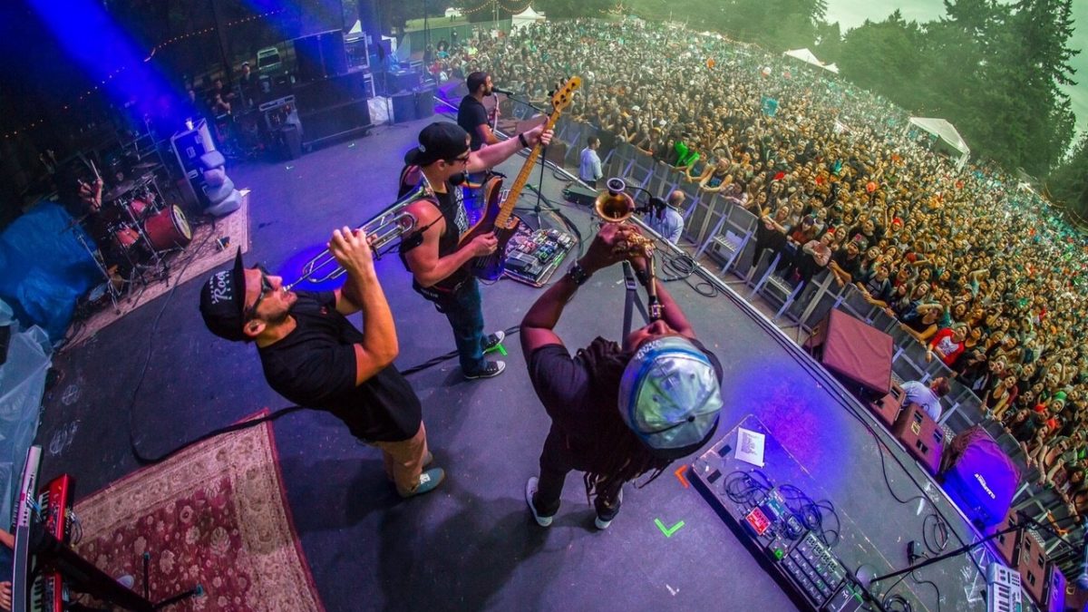 Exclusive Premiere: Rebelution Shares 360 Degree 'Roots Reggae Music' From 'Live At Red Rocks'