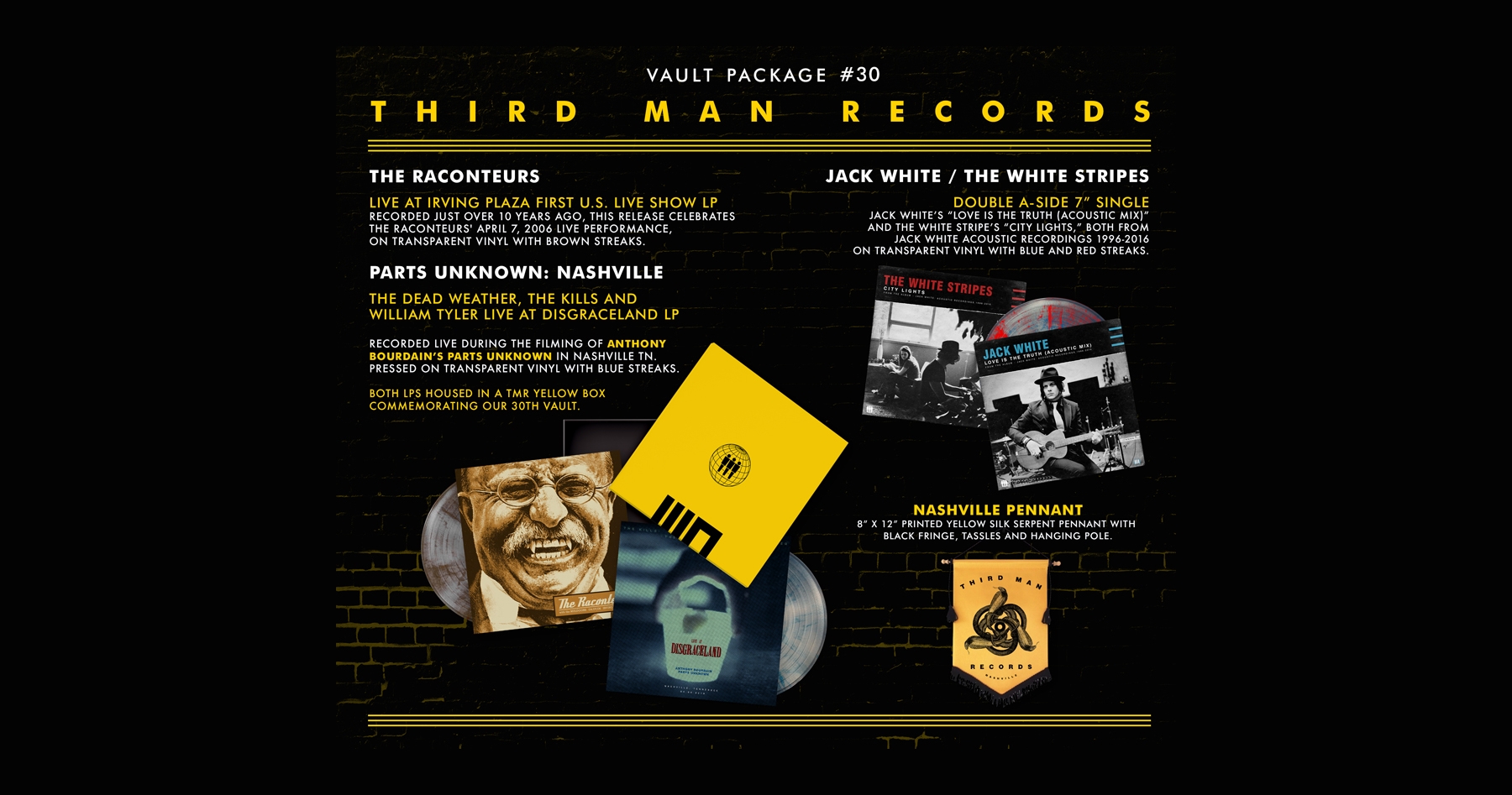 Third Man Records Vault Package #30 Features The Raconteurs