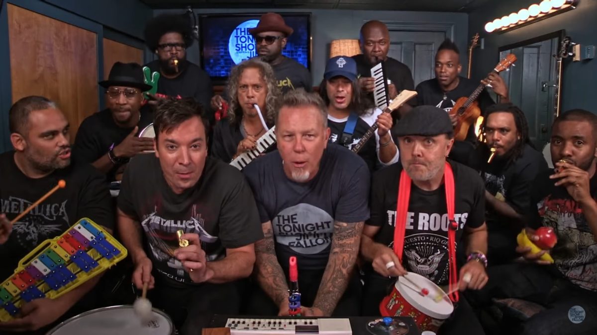 Metallica Performs Classroom Instrument ‘Tonight Show’ Segment & Shares Official Videos
