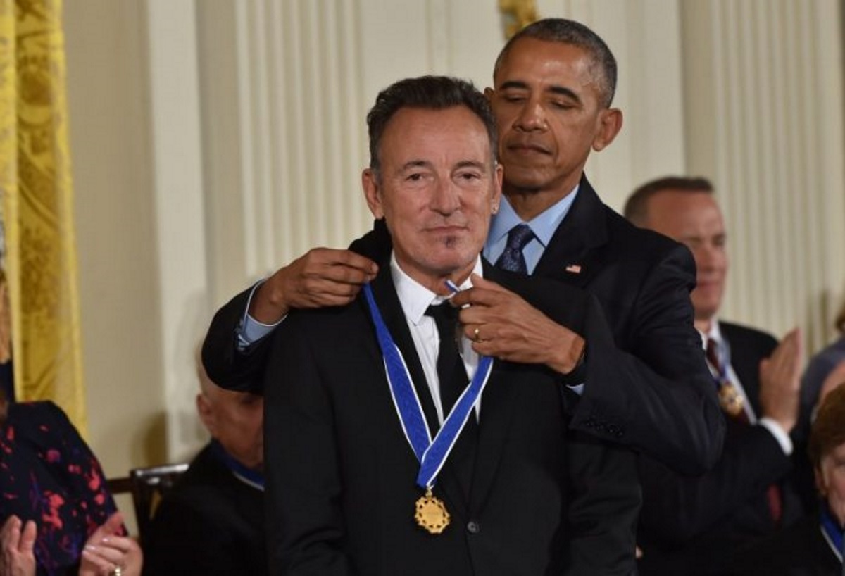 Bruce Springsteen Receives Medal Of Freedom From President Obama