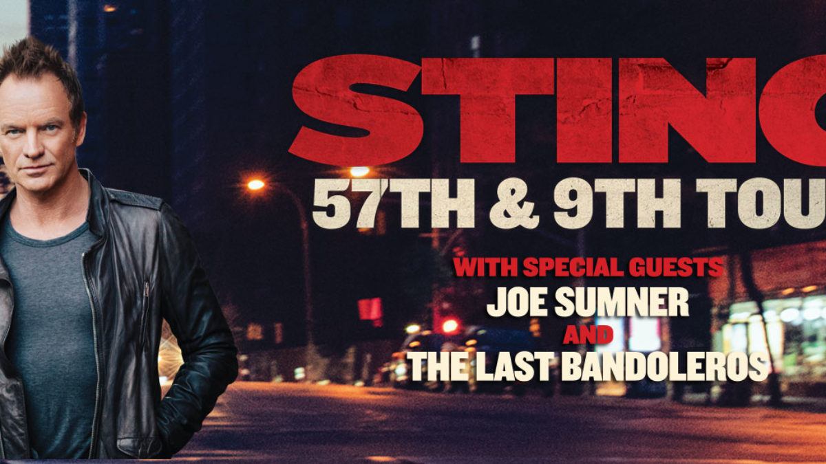 Sting Announces '57th & 9th' World Tour