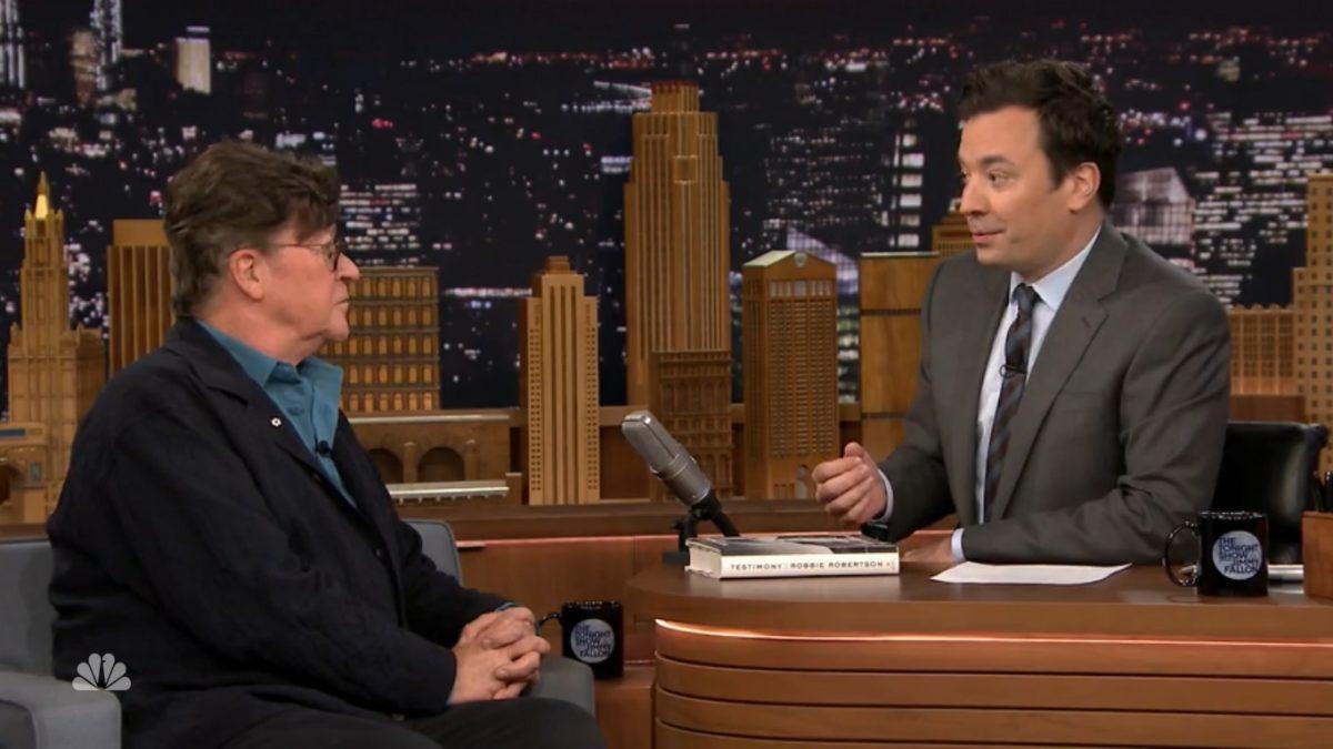 Robbie Robertson Talks The Band On 'The Tonight Show'