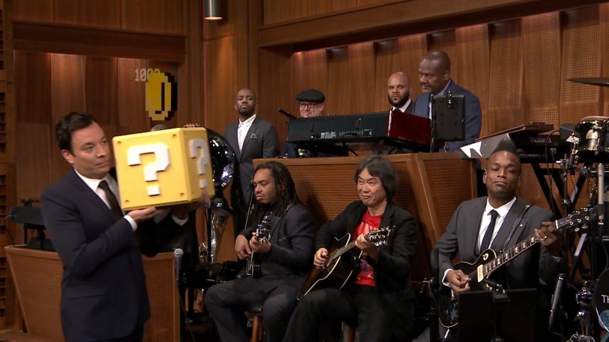 Shigeru Miyamoto & The Roots Perform ‘Super Mario Bros. Theme’ On ‘Tonight Show’