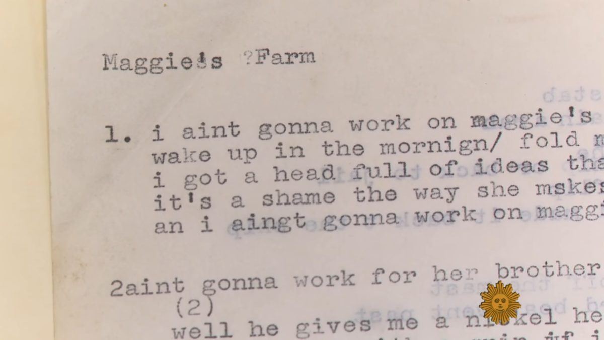 CBS Showcases Treasures From The Bob Dylan Archive