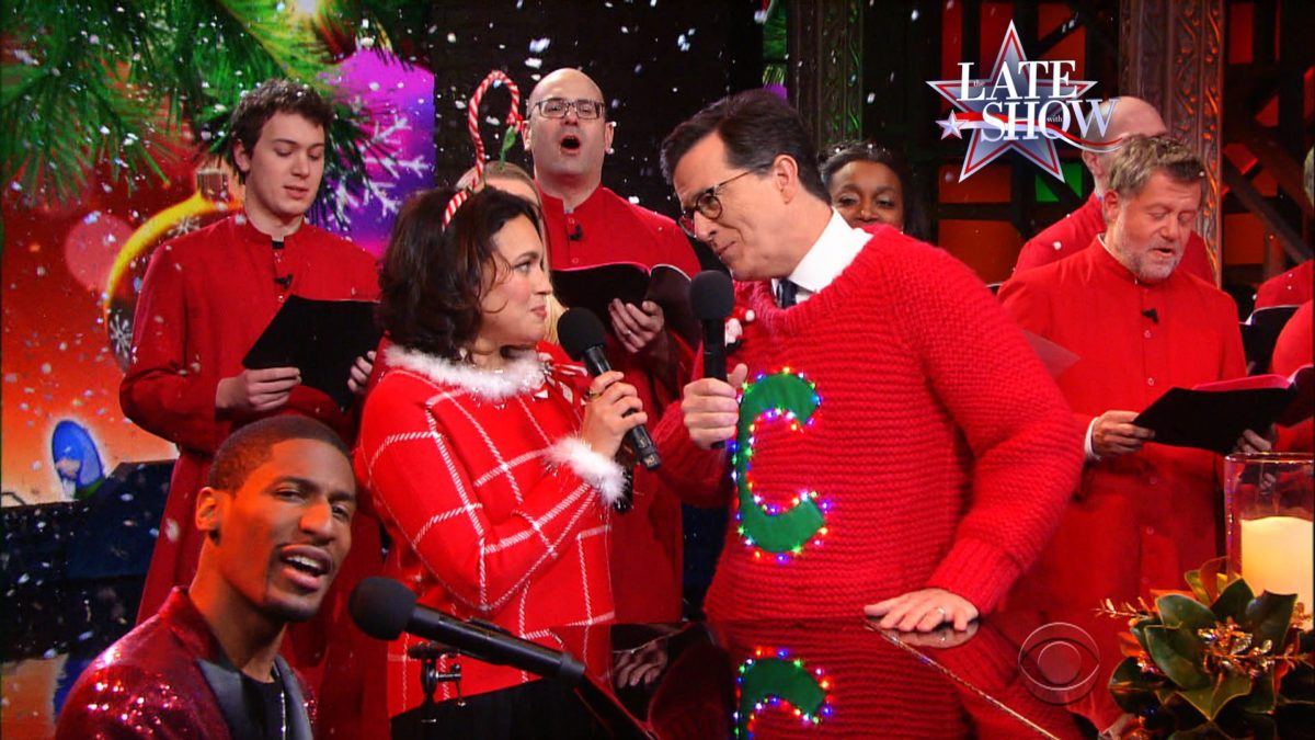 Norah Jones Teams With Stephen Colbert For Terrible Christmas Song