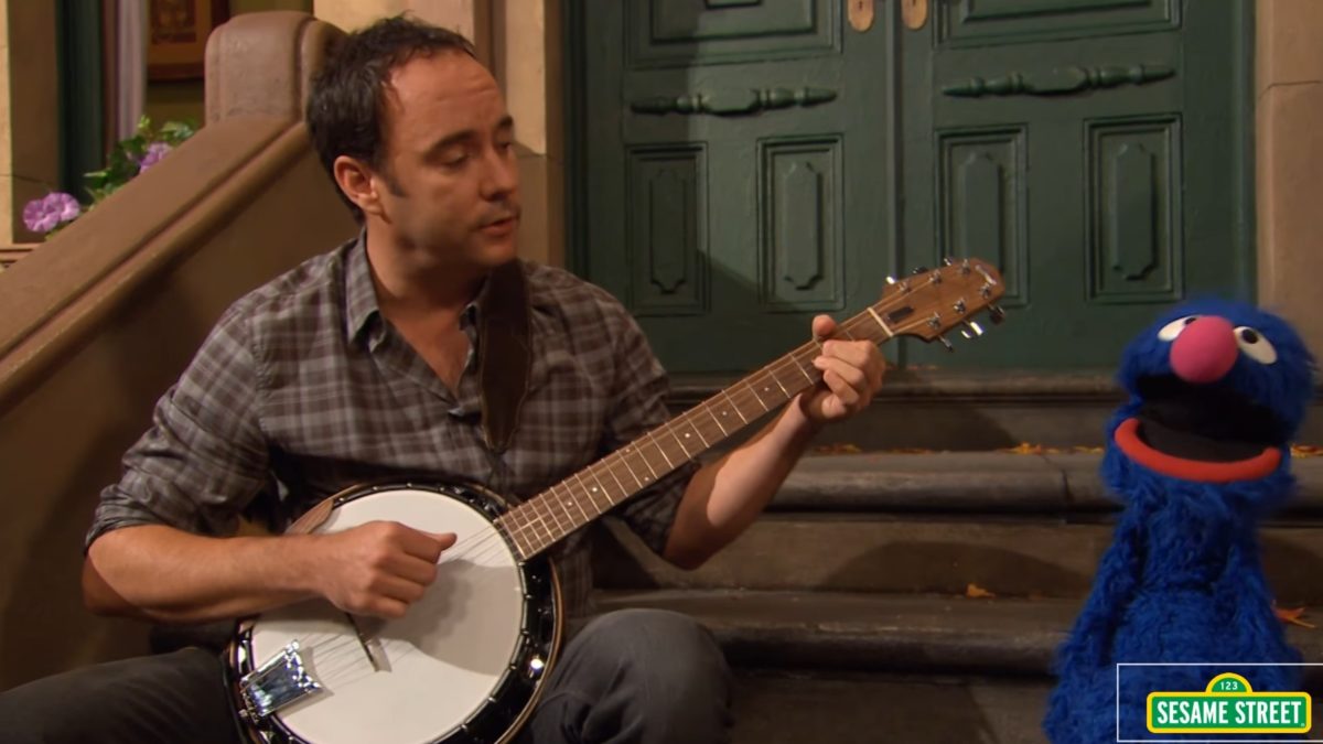 Happy 50th Birthday Dave Matthews: Singing With Grover On ‘Sesame Street’