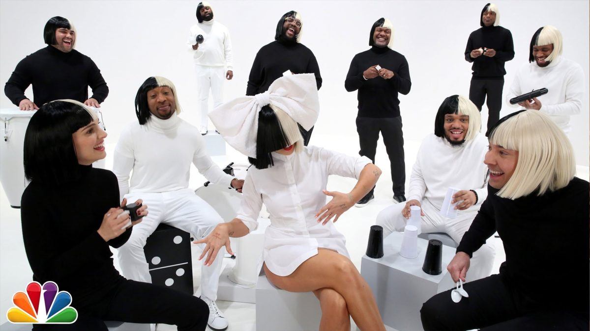 Jimmy Fallon & The Roots Team With Sia & Natalie Portman For 'Iko Iko' Cover