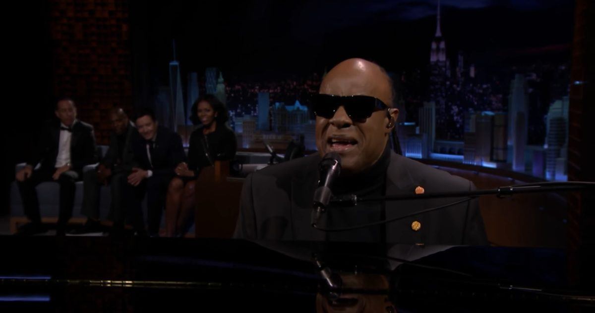 Stevie Wonder Tonight Show Screengrab Crop
