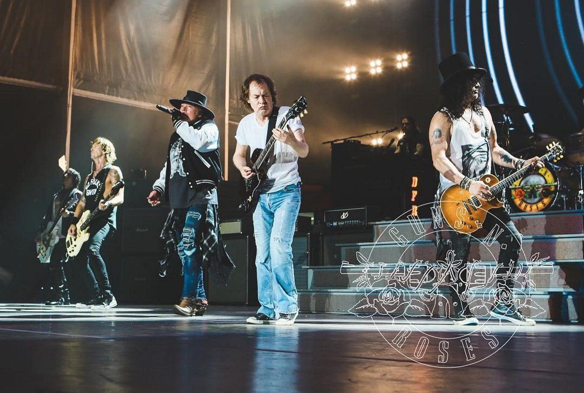 Angus Young Guns N Roses Instagram