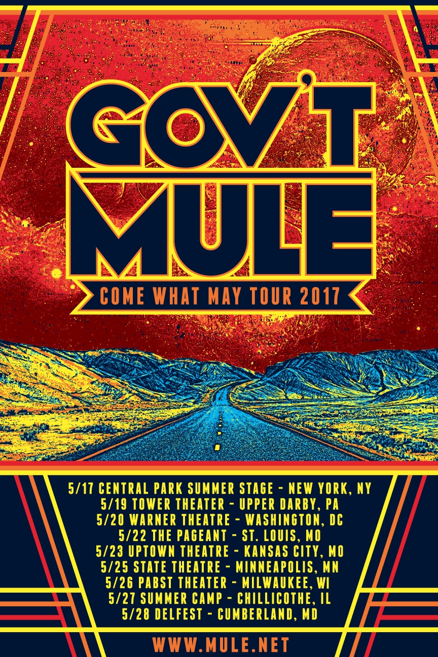 ComeWhatMay Mule Tour Poster