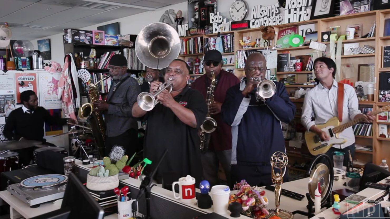 The Dirty Dozen Brass Band Performs NPR ‘Tiny Desk Concert’