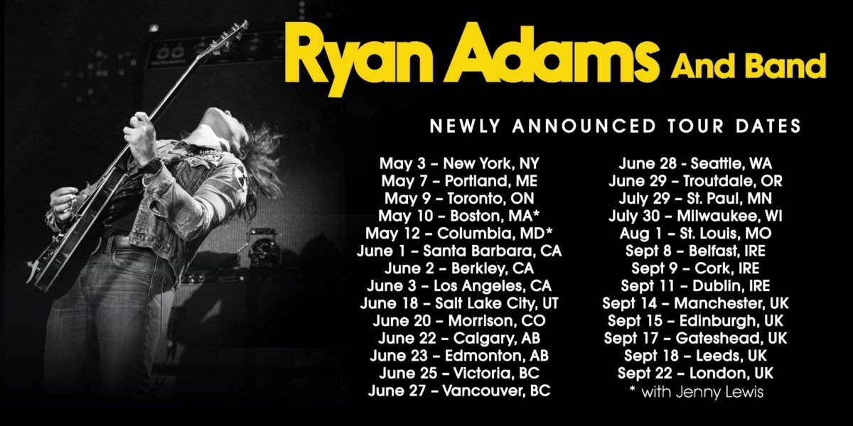 Ryan Adams Prisoner Tour Poster