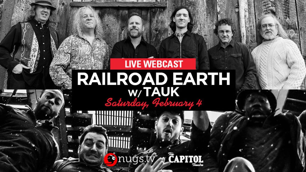 Railroad Earth & TAUK Concert At Capitol Theatre To Be Webcast Live