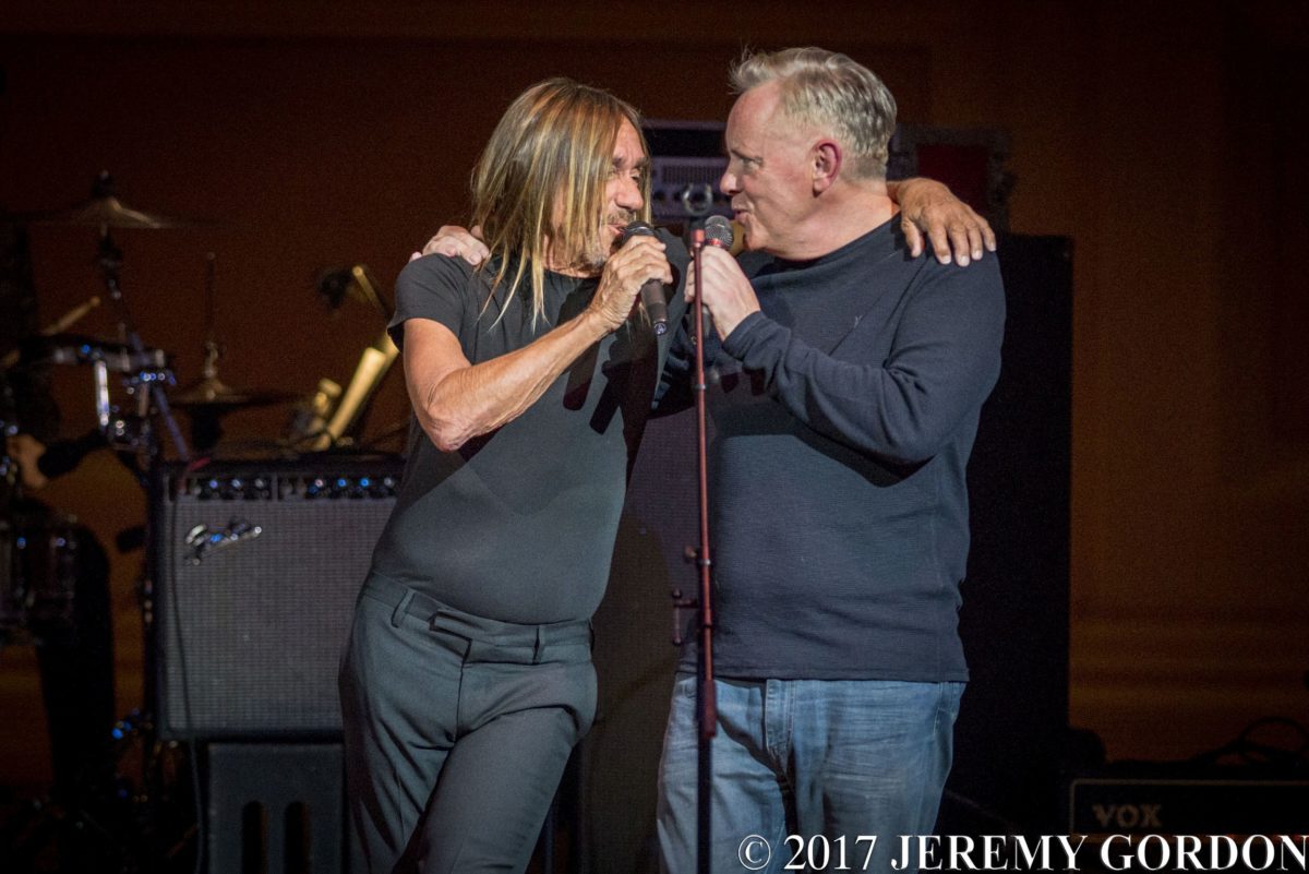 Iggy Pop Bernard Sumner Tibet House Gordon