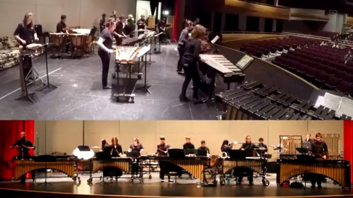 Percussion Ensemble From Connecticut High School Covers 'Divided Sky'