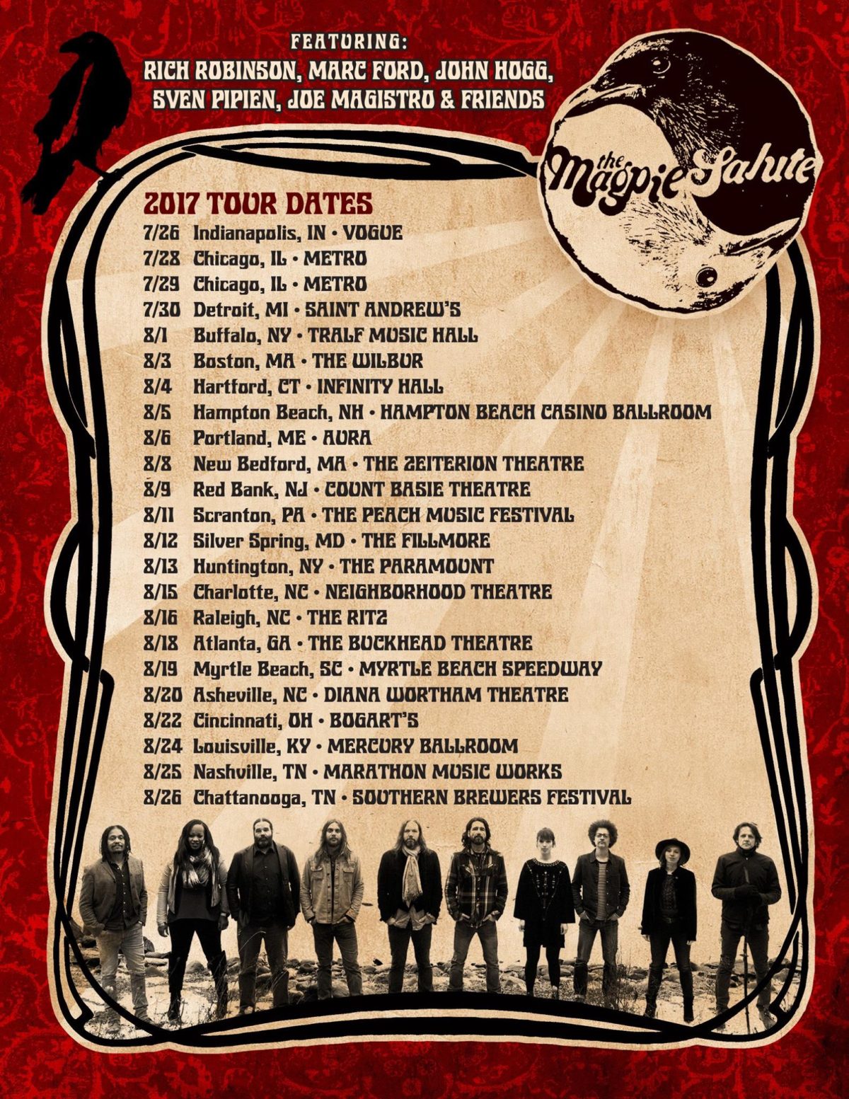 Magpie Salute July August Poster